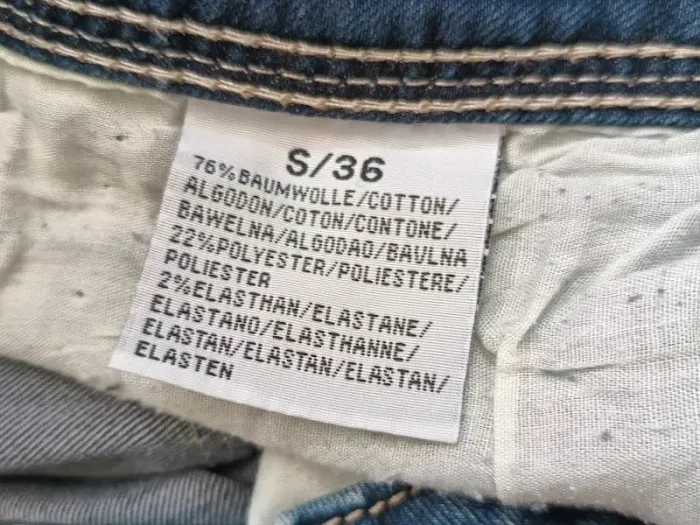 Jean marque Simply & Chic coupe skinny destroy ajusté, sculptant ,taille basse ,stretch - photo numéro 11