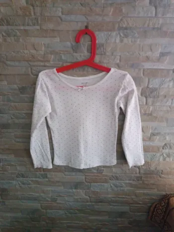 T-shirt pois gris Kiabi 4A