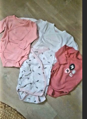 Lot bodys manches longues 3 mois