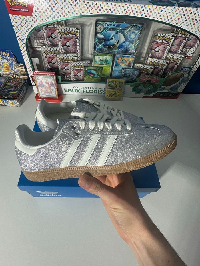Adidas Samba Shine Silver Metallic - taille 38 - Neuve avec étiquette - photo numéro 2