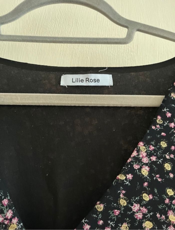 Robe à fleur évasé - photo numéro 3