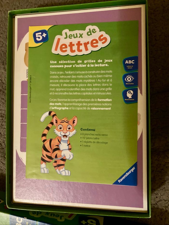 Lot de deux jeux pour enfants de 4 à 5 ans - photo numéro 3