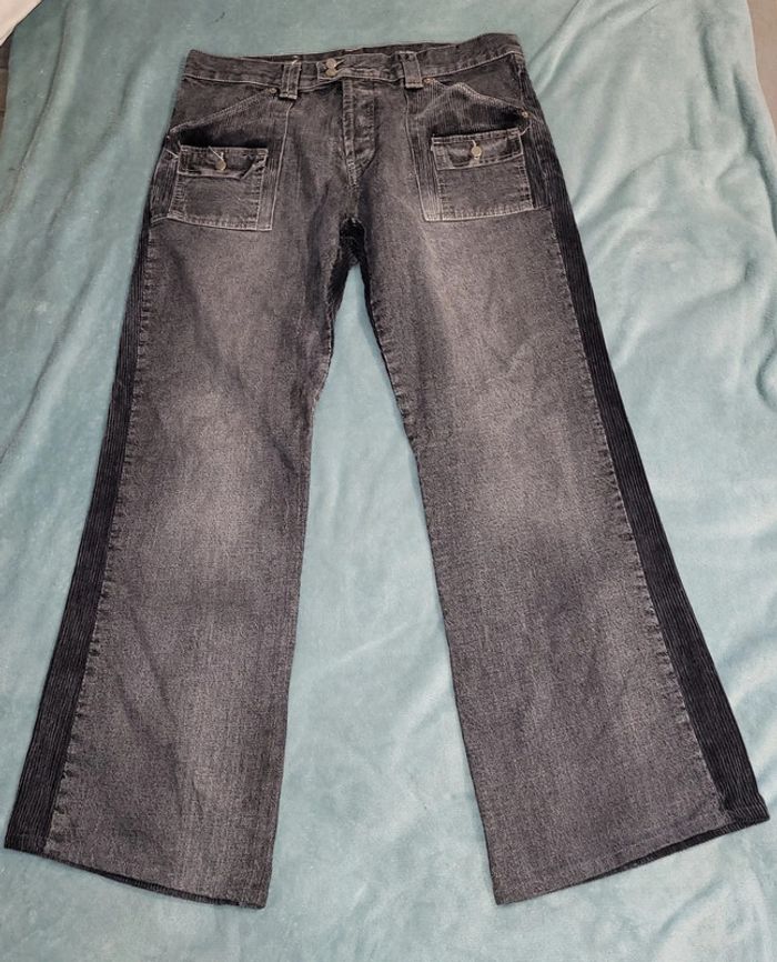 Jeans Vintage Y2K  - Bi-Matière 👖 Ted Walkins - Taille 46 - photo numéro 7