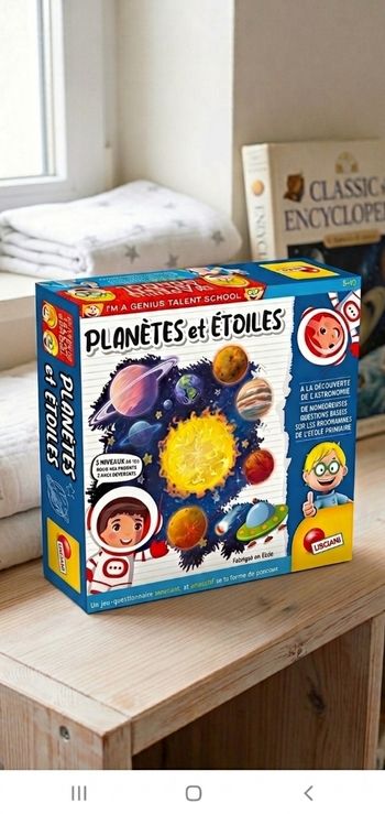 Jeu Éducatif Lisciani "Planètes et Étoiles" - NEUF dans sa boîte d'origine

