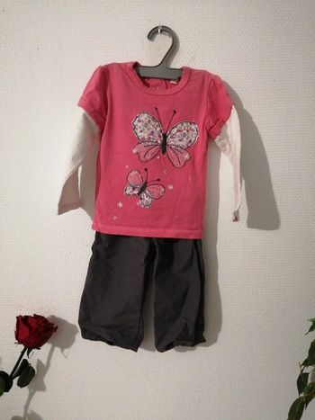 Ensemble bébé fille 12 mois