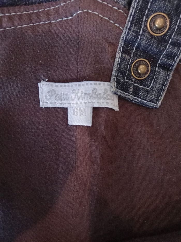 Lot de 2 pièces : salopette et pantalon taille 6 mois - photo numéro 5