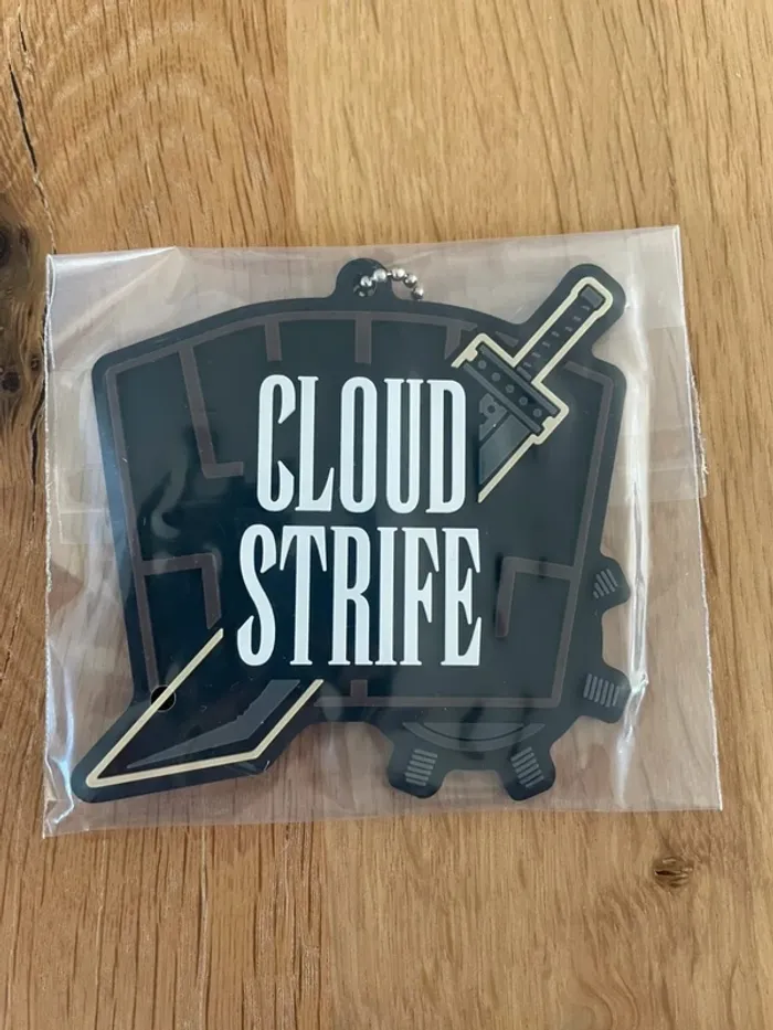 Final Fantasy - Porte Clés Caoutchouc Cloud Strife