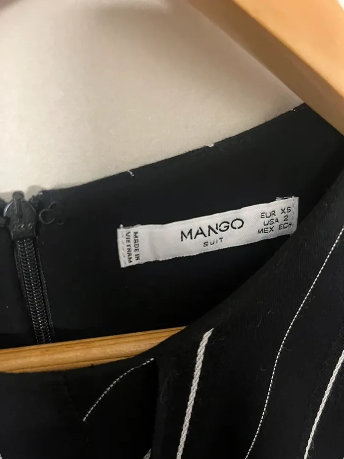 Magnifique robe longue noire et blanche - taille 34 - photo numéro 10