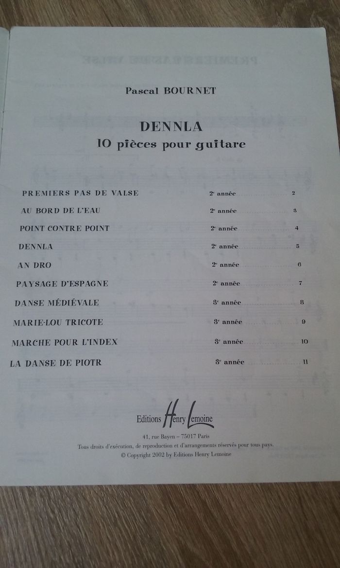 Livre de musique "Mes premiers pas" - photo numéro 2