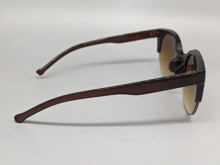 Lunettes de soleil rétro - marron - photo numéro 4