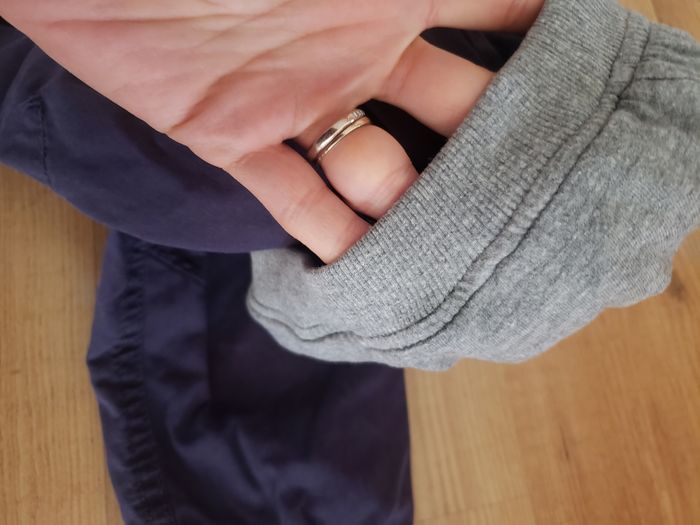 Pantalon en toile bleue doublé coton Orchestra 18 mois - photo numéro 8