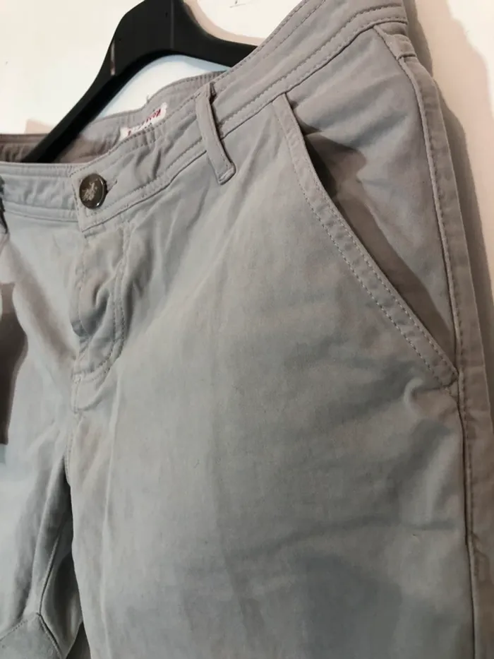 Pantalon gris clair U.S polo assn - photo numéro 4