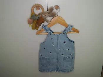Salopette en jeans Disney fille 9mois