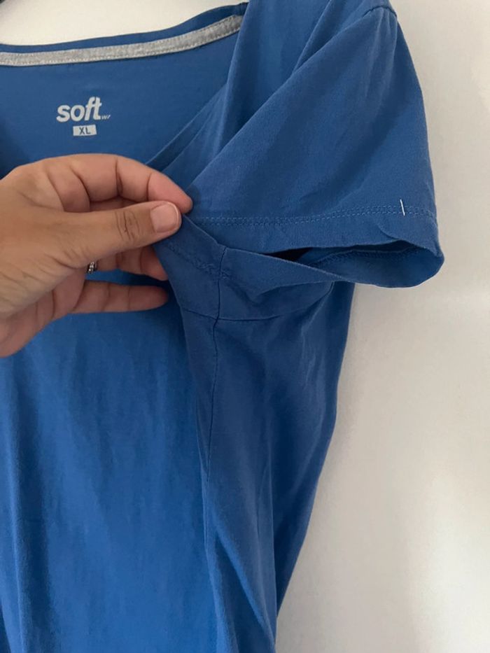 Tee short bleu - photo numéro 3