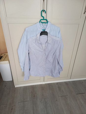 Lot de 2 chemises manches longues femme