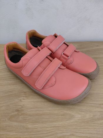 Baskets barefoot corail