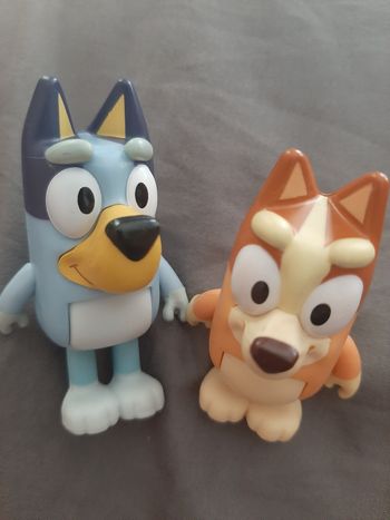 Lot figurines Bingo et Bluey