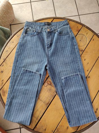 Jean rayé femme taille 36