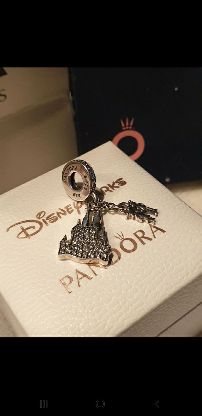Charm Pandora >< Disney double pendant "Couple Eternel" - Edition Limitée - photo numéro 2