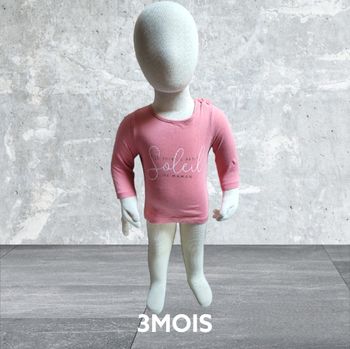 T-shirt manche longue bébé fille