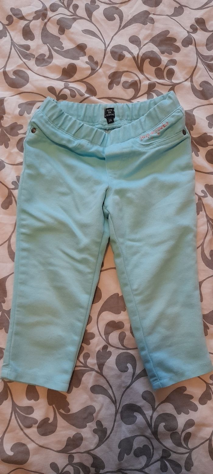 pantacourt bleu Terre de Marins 2 ans