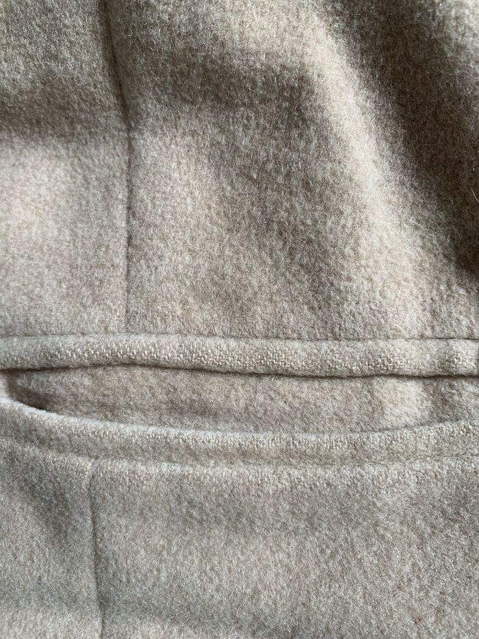 Manteau beige en laine taille 38 - photo numéro 3