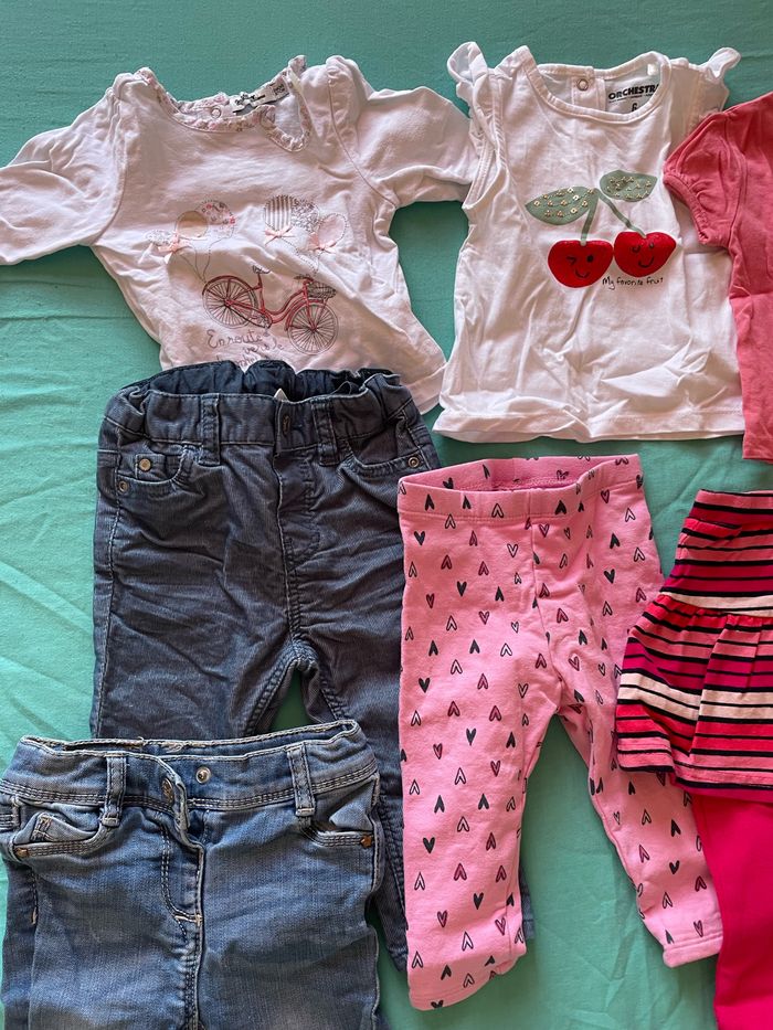Lot de 8 vêtements bb taille 6 mois - photo numéro 2
