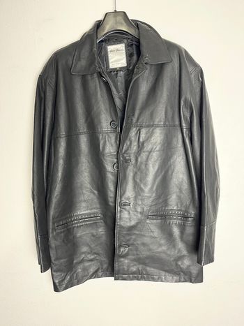 Veste cuir véritable homme Gino Ginero XXL