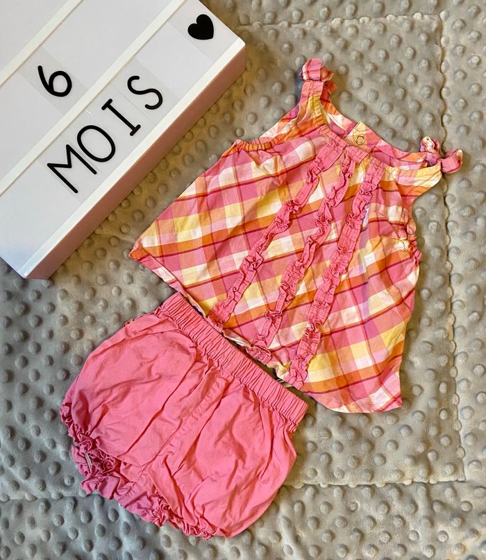 Ensemble short et débardeur Kimbaloo 6 mois