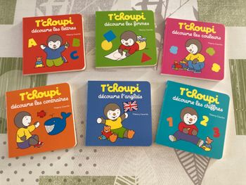 Lot de 6 livres cartonnés petit format pour bébé