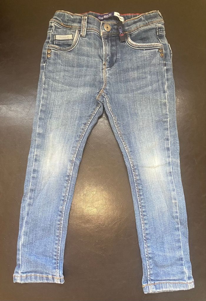 Jean bleu »Okaïdi »skinny