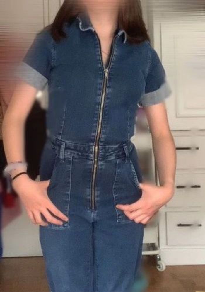 Combinaison en jean Mango Femme