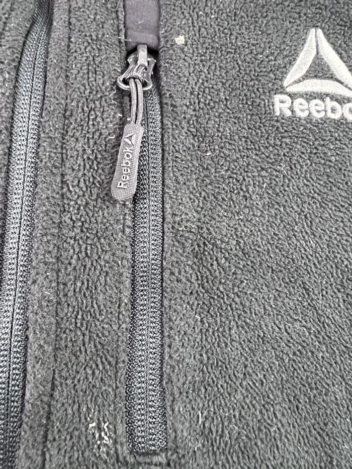 Veste polaire Reebok noire avec logo taille L – Homme streetwear - photo numéro 12