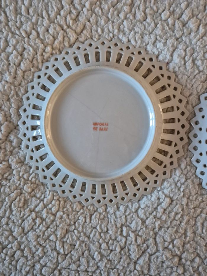 Assiettes porcelaine de Saxe - photo numéro 5