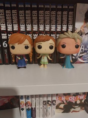Lot de 3 Funko Pop Jeune Anna Anna et Elsa La Reine des Neiges