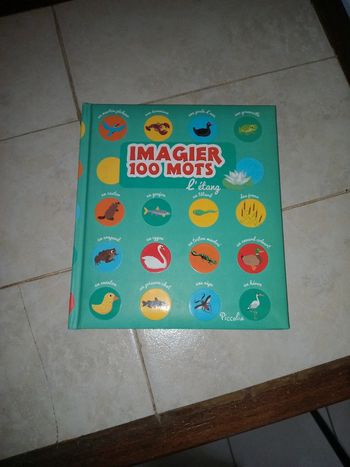 Imagier 100 mots : l'étang