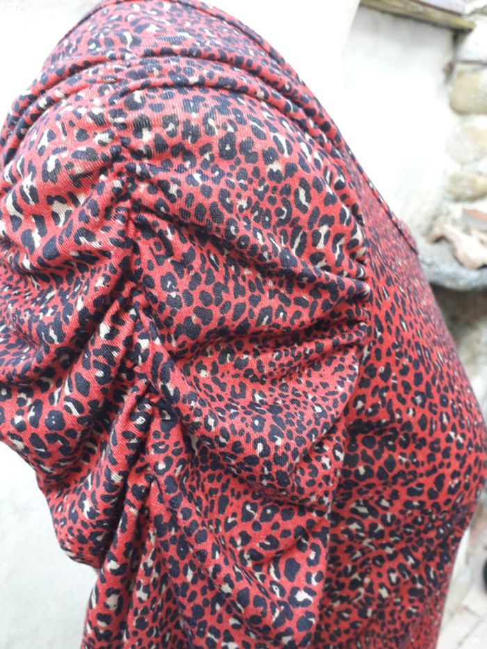 Tee-shirt avec effets aux manches 3/4 - photo numéro 3