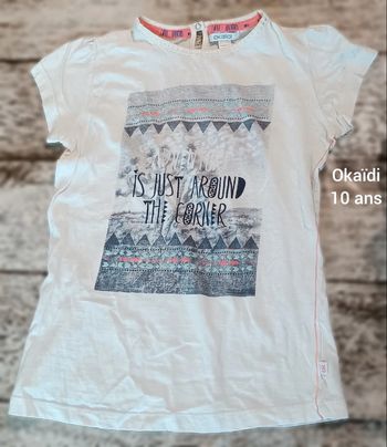 Tee-shirt Okaïdi 10 ans