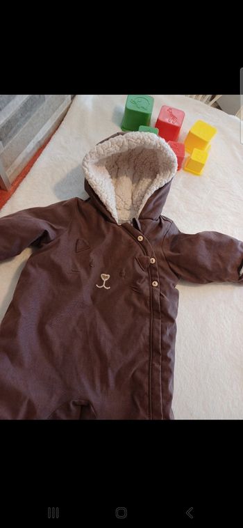 Combi pilote bébé taille 3 mois