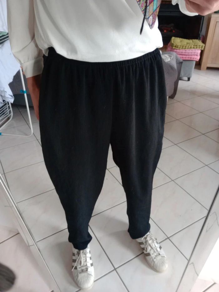 Pantalon fluide femme 40 noir c58 - photo numéro 6