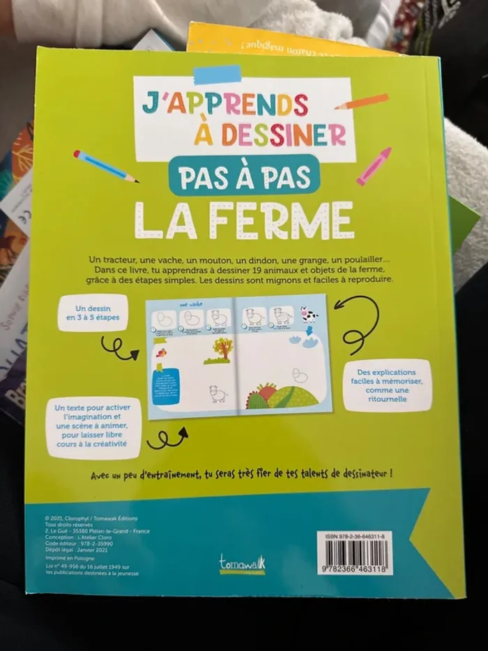 Livre d’exercice, j’apprends à dessiner pas à pas - photo numéro 2