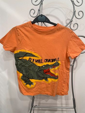 Tee shirt manches courtes orange