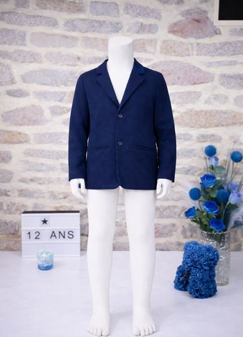 Veste blazer bleu marine Garçon taille 12 ans marque Okaidi 🎸 