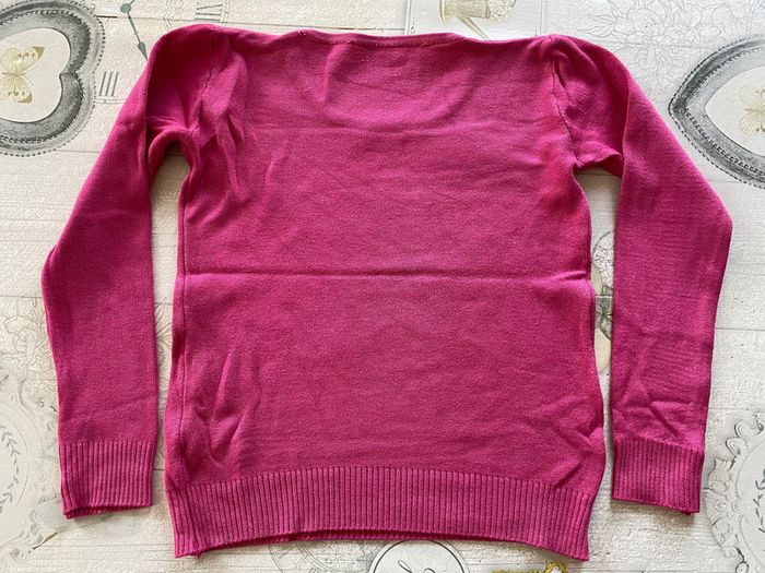 Pull rose étoilé - photo numéro 3