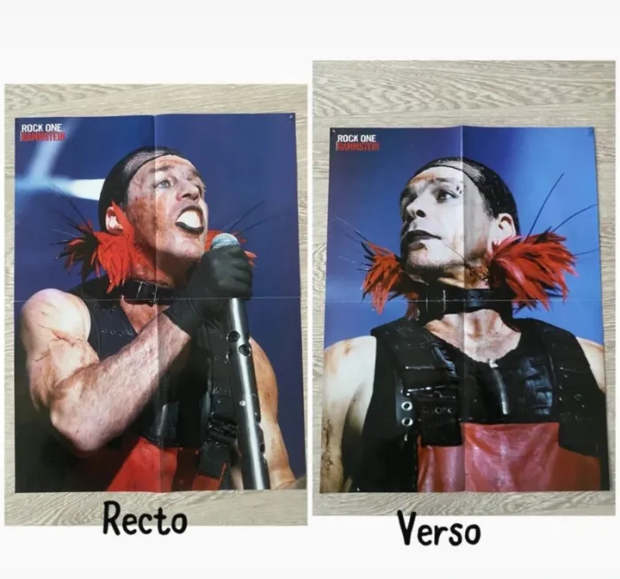 Lot de 7 Poster recto verso , rock metal - photo numéro 7