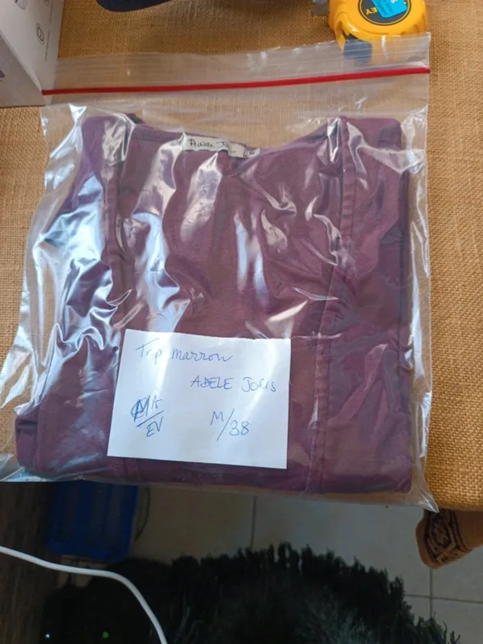 Top marron Adèle Joris 38 - photo numéro 6