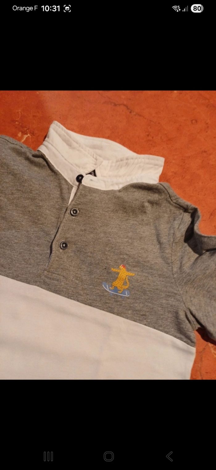 Polo garçon taille 7 ans - photo numéro 2