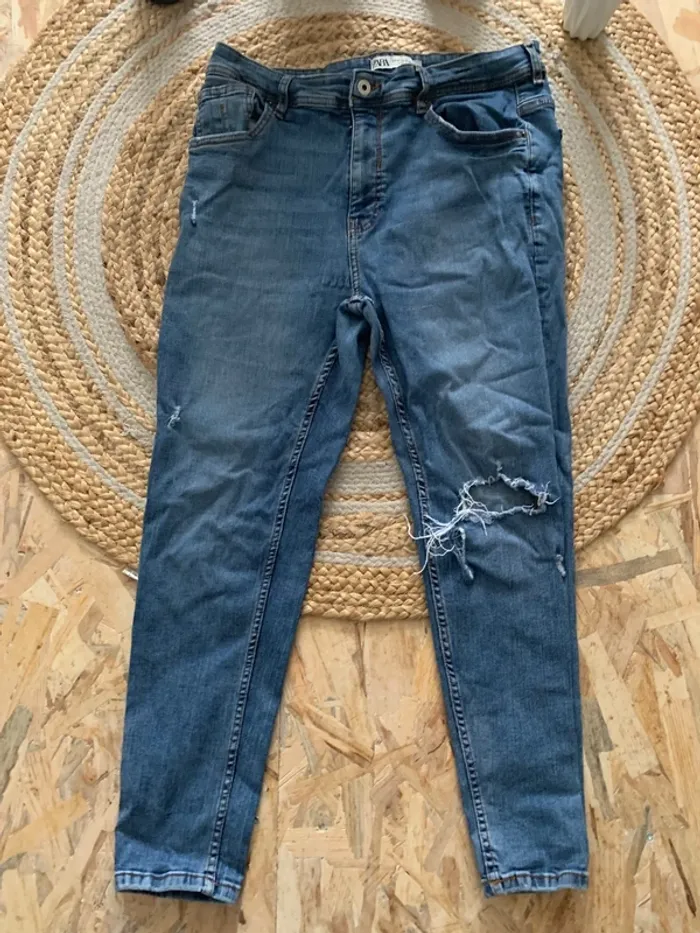 Jeans troué Zara - photo numéro 2