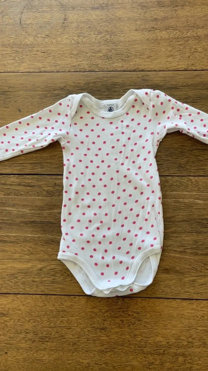 Lot de 3 bodies ML Petit Bateau 12 mois - photo numéro 5