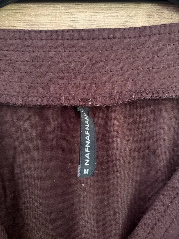 Tee shirt nafnaf marron - photo numéro 3